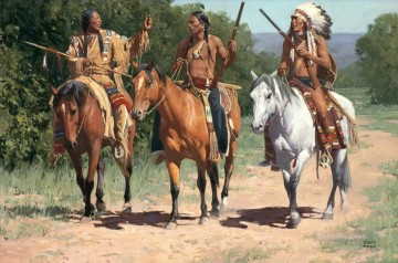  occidental Pintura - indios de américa occidental 59
